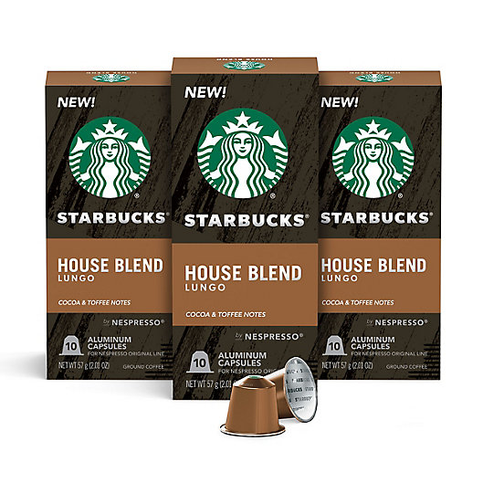 Alternate image 1 for Starbucks® by Nespresso® House Blend Coffee Capsules 30-Count