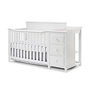 Sorelle Furniture Berkley Panel 4-in-1 Crib and Changer in White