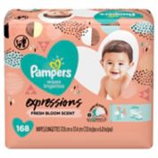 Pampers&reg; Expressions 168-Count Fresh Bloom Scented Baby Wipes