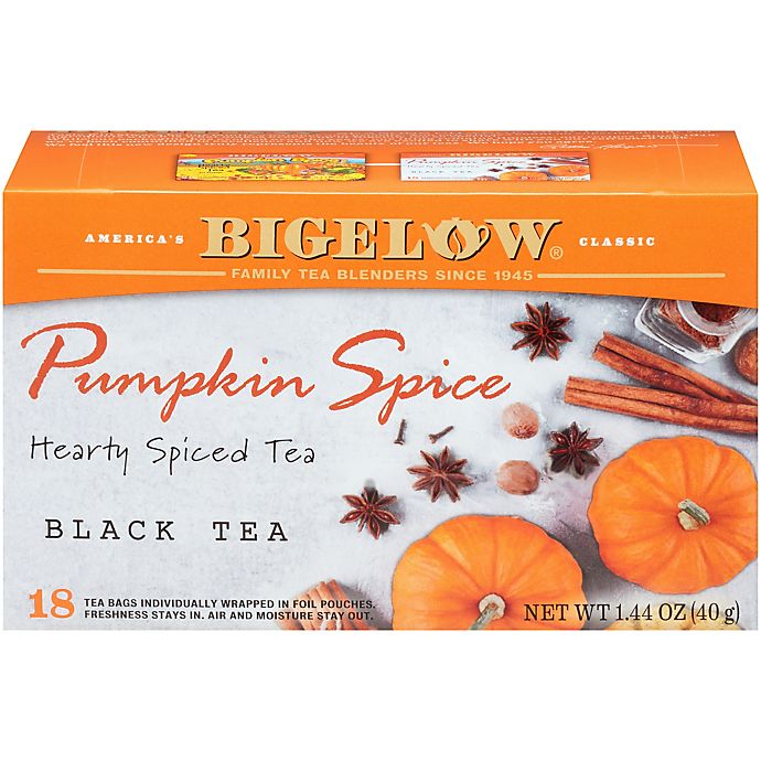 Bigelow® Pumpkin Spice Tea Bags 18-Count | Bed Bath & Beyond