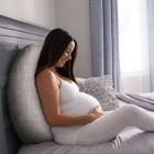 Alternate image 2 for Boppy&reg; Cuddle Pillow in Grey Basket Weave