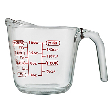 Anchor Hocking&reg; 2-Cup Measuring Cup. View a larger version of this product image.