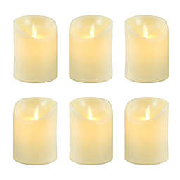 Moving Flame LED Votive Candles (Set of 6)