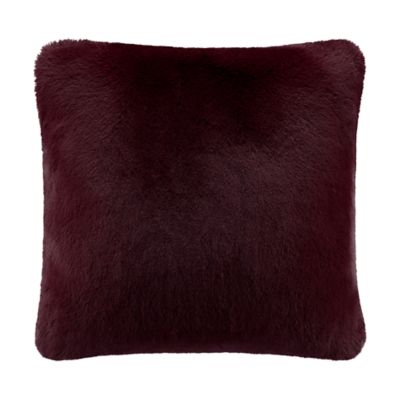 UGG&reg; Mammoth Square Throw Pillow in Cabernet