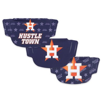 MLB Houston Astros 3-Pack Face Masks