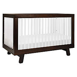 Babyletto Hudson 3-in-1 Convertible Crib in Espresso/White