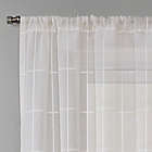 Alternate image 1 for Barkley 84-Inch Rod Pocket Light Filtering Semi-Sheer Window Curtain Panel in White (Single)