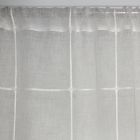 Alternate image 2 for Barkley Rod Pocket Light Filtering Semi-Sheer Window Curtain Panel in White (Single)