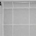 Alternate image 3 for Barkley 84-Inch Rod Pocket Light Filtering Semi-Sheer Window Curtain Panel in White (Single)