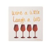 Thirstystone&reg; Wine and Laugh Coaster