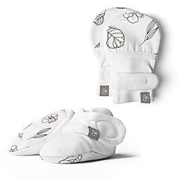 goumi Organic Cotton Size 0-3M 2-Piece Mittens and Booties