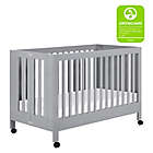 Alternate image 1 for Babyletto Maki Full Size Portable Crib in Grey
