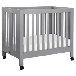 Babyletto Origami Mini Crib in Grey