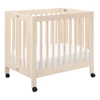 Babyletto Origami Mini Crib in Washed Natural