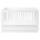 Alternate image 4 for Babyletto Harlow 3-in-1 Convertible Crib with Toddler Bed Conversion Kit in White and Acrylic