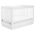 Alternate image 0 for Babyletto Harlow 3-in-1 Convertible Crib with Toddler Bed Conversion Kit in White and Acrylic