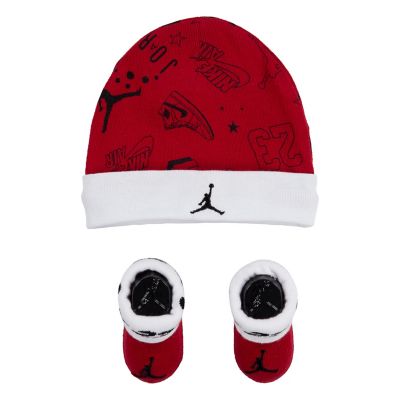 jordan booties and hat