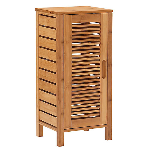 Alternate image 1 for Linon Home Bracken Bamboo 1-Door Cabinet