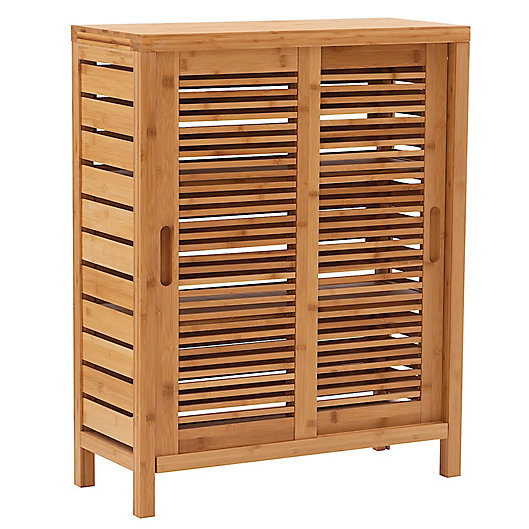 Alternate image 1 for Linon Home Bracken Bamboo 2-Door Cabinet