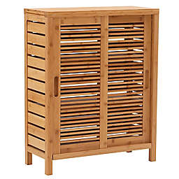 Linon Home Bracken Bamboo 2-Door Cabinet