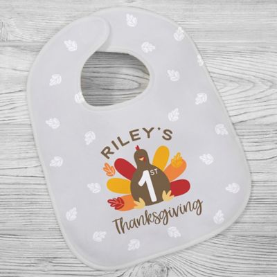 thanksgiving baby bib