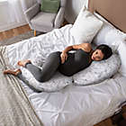 Alternate image 1 for Boppy&reg; Total Body Pregnancy Pillow in Grey Leaves