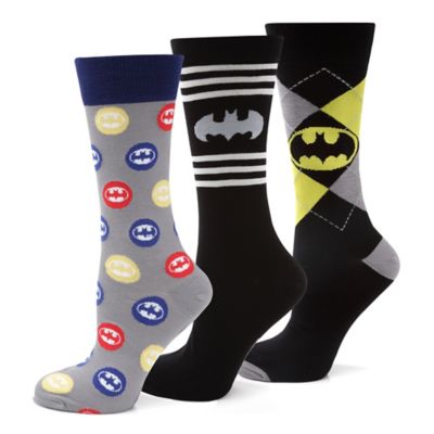 DC Comics&trade; Batman 3-Pair Socks Gift Set