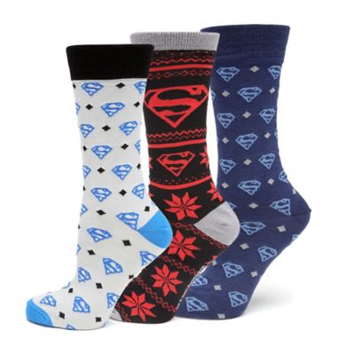 DC Comics&trade; Superman 3-Pair Socks Gift Set
