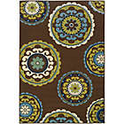 Alternate image 0 for Cabana Bay Cannon Rabun 3&#39;7 x 5&#39;6 Indoor/Outdoor Area Rug in Brown