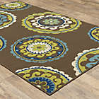 Alternate image 4 for Cabana Bay Cannon Rabun 3&#39;7 x 5&#39;6 Indoor/Outdoor Area Rug in Brown