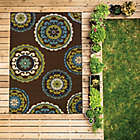Alternate image 2 for Cabana Bay Cannon Rabun 3&#39;7 x 5&#39;6 Indoor/Outdoor Area Rug in Brown