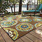 Alternate image 1 for Cabana Bay Cannon Rabun 3&#39;7 x 5&#39;6 Indoor/Outdoor Area Rug in Brown