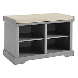 Crosley Anderson Storage Bench in Grey