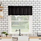 Alternate image 4 for No.918&reg; Martine 36-Inch Window Curtain Tier Pair and Valance in Black
