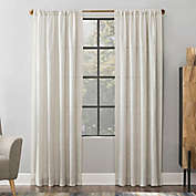 Scott Living Wallis Crosshatch Slub Textured Linen Blend Sheer Curtain Panel (Single)