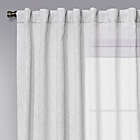 Alternate image 1 for Benton 108-Inch Rod Pocket/Back Tab Sheer Window Curtain Panel in Snow White (Single)
