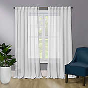 Benton Rod Pocket/Back Tab Sheer Window Curtain Panel (Single)