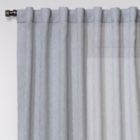 Alternate image 2 for Benton 84-Inch Rod Pocket/Back Tab Sheer Window Curtain Panel in Arctic Blue (Single)