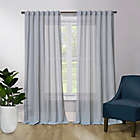 Alternate image 0 for Benton 84-Inch Rod Pocket/Back Tab Sheer Window Curtain Panel in Arctic Blue (Single)