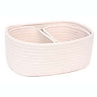 Alternate image 0 for Taylor Madison Designs&reg; Rope Storage Baskets in Natural Pink (Set of 3)