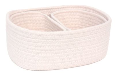 Taylor Madison Designs&reg; Rope Storage Baskets in Natural Pink (Set of 3)