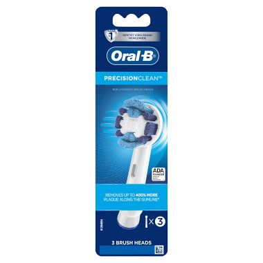 Oral-B&reg; 3-Count Precision Clean&trade; Electric Toothbrush Replacement Brush Heads. View a larger version of this product image.