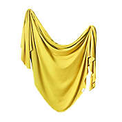 Copper Pearl Squirt Knit Swaddle Blanket in Yellow