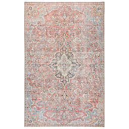Jaipur Living Foix 2' x 3' Indoor/Outdoor Accent Rug in Red/Blue