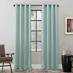 Scott Living Dari Heathered Texture Semi-Sheer Grommet Window Curtain Panel (Single)