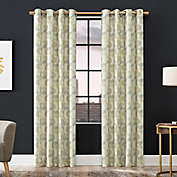 Scott Living Drake Mid-Century Geometric Semi-Sheer Grommet Curtain Panel (Single)