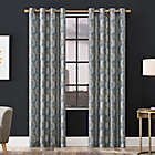Alternate image 0 for Scott Living Drake Mid-Century Geometric Semi-Sheer 84-Inch Curtain Panel in Gray (Single)