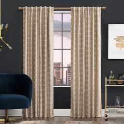 Scott Living™ Montauk 96-Inch Rod Pocket 100% Blackout Curtain Panel in Navy (Single)