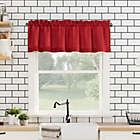 Alternate image 4 for No.918&reg; Martine 24-Inch Window Curtain Tier Pair and Valance in Red