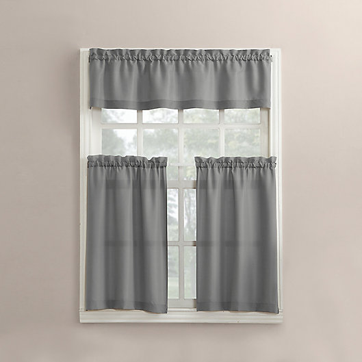 Alternate image 1 for No.918® Martine Window Curtain Tier Pair and Valance
